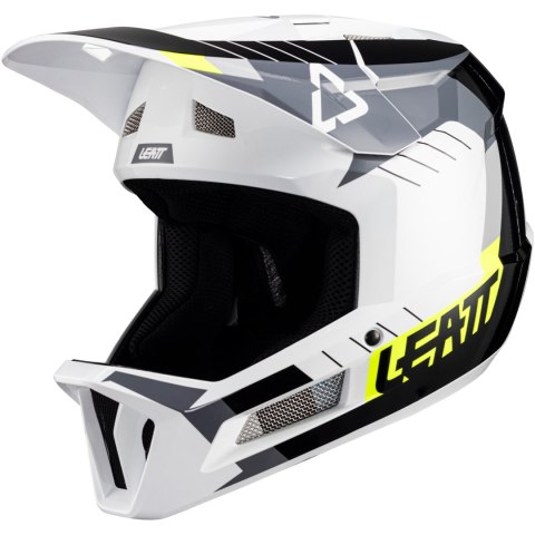 Kask rowerowy LEATT Helmet MTB Gravity 2.0 V24 (biało-czarny, XL) Kask rowerowy LEATT Helmet MTB Gravity 2.0 V24 (biało-czarny, XL)