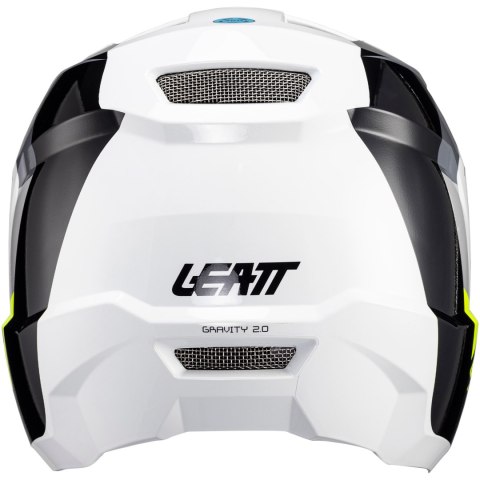 Kask rowerowy LEATT Helmet MTB Gravity 2.0 V24 (biało-czarny, XL) Kask rowerowy LEATT Helmet MTB Gravity 2.0 V24 (biało-czarny, XL)