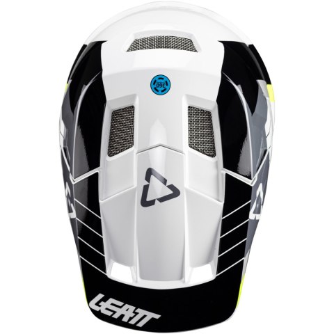Kask rowerowy LEATT Helmet MTB Gravity 2.0 V24 (biało-czarny, XL) Kask rowerowy LEATT Helmet MTB Gravity 2.0 V24 (biało-czarny, XL)