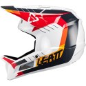 Kask rowerowy (full face) LEATT Helmet MTB Gravity 2.0 V24 (biało-czerwony, L)
