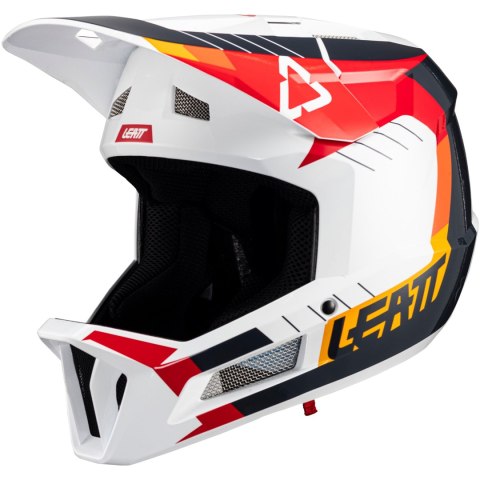 Kask rowerowy LEATT MTB Gravity 2.0 V24 Helmet (biało-czerwony, S/55-56) Kask rowerowy LEATT MTB Gravity 2.0 V24 Helmet (biało-czerwony, S/55-56)