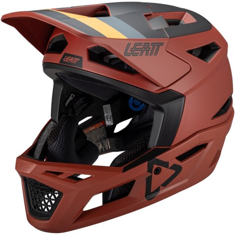 Kask rowerowy (full face) LEATT Helmet MTB Gravity 4.0 V25 (czerwony, L) Kask rowerowy (full face) LEATT Helmet MTB Gravity 4.0 V25 (czerwony, L)