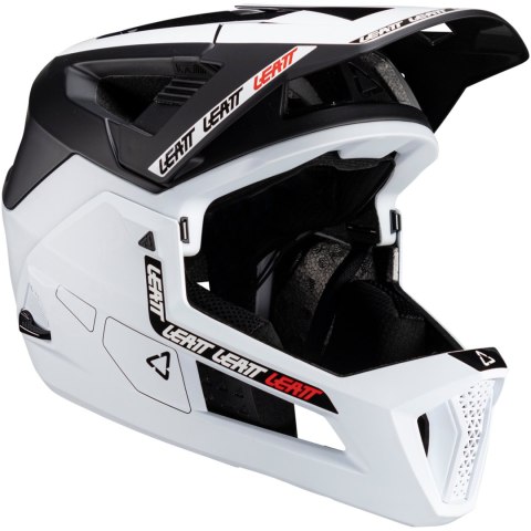 Kask rowerowy (z wypinaną szczęką) LEATT Helmet MTB Enduro 4.0 V24 (biały, M) Kask rowerowy (z wypinaną szczęką) LEATT Helmet MTB Enduro 4.0 V24 (biały, M)