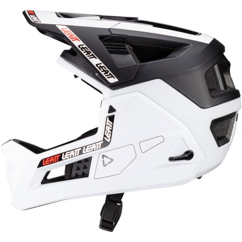 Kask rowerowy (z wypinaną szczęką) LEATT Helmet MTB Enduro 4.0 V24 (biały, M) Kask rowerowy (z wypinaną szczęką) LEATT Helmet MTB Enduro 4.0 V24 (biały, M)