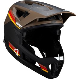 Kask rowerowy (z wypinaną szczęką) LEATT Helmet MTB Enduro 4.0 V25 (brązowy, S)