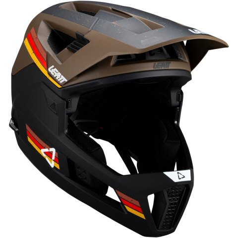 Kask rowerowy (z wypinaną szczęką) LEATT Helmet MTB Enduro 4.0 V25 (brązowy, S) Kask rowerowy (z wypinaną szczęką) LEATT Helmet MTB Enduro 4.0 V25 (brązowy, S)