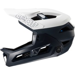 Kask rowerowy (z wypinaną szczęką/3w1) LEATT Helmet MTB Enduro 3.0 V25 (biały, M)