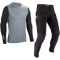 Komplet rowerowy (koszulka+spodnie) LEATT Ride Kit MTB 1.0 (czarno-szary, M)