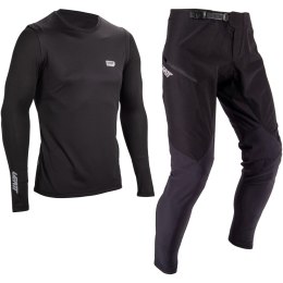 Komplet rowerowy (koszulka+spodnie) LEATT Ride Kit MTB 1.0 (czarny, L)