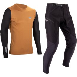 Komplet rowerowy (koszulka+spodnie) LEATT Ride Kit MTB 1.0 (pomarańczowy, L)