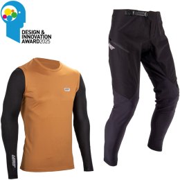 Komplet rowerowy (koszulka+spodnie) dziecięce LEATT Ride Kit MTB 1.0 Junior (pomarańczowy, M)