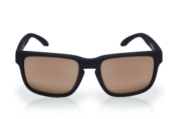 Okulary sportowe NEON Street BLACK, szkła złote