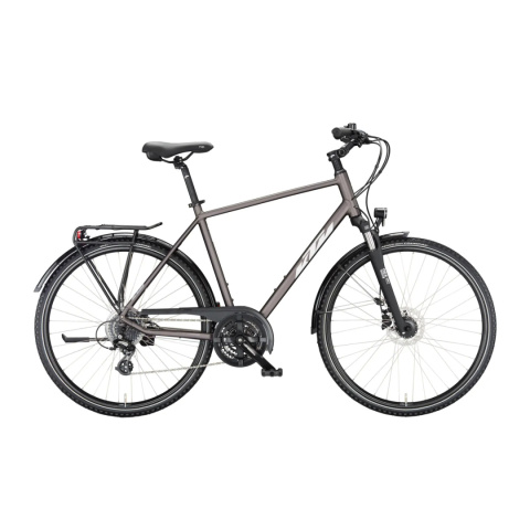 Rower Trekkingowy KTM Life Ride srebrny, rozmiar L/56 Rower Trekkingowy KTM Life Ride srebrny, rozmiar L/56