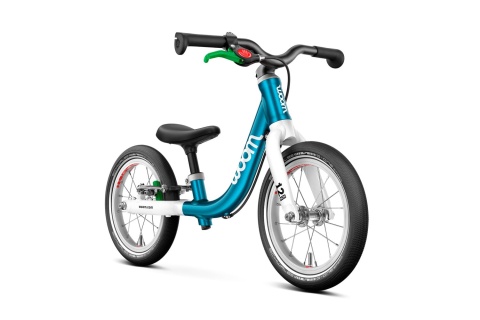 Lekki rower dziecięcy WOOM GO 1 metalic blue, rozmiar 12" Lekki rower dziecięcy WOOM GO 1 metalic blue, rozmiar 12"