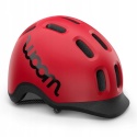 Kask rowerowy dziecięcy WOOM Ready (czerwony, S/50-53) Kask rowerowy dziecięcy WOOM Ready (czerwony, S/50-53)