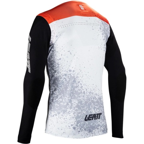 Koszulka rowerowa Leatt Jersey MTB Gravity 5.0 biała, rozmiar XL Koszulka rowerowa Leatt Jersey MTB Gravity 5.0 biała, rozmiar XL