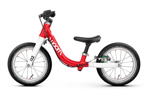 Lekki rower dziecięcy WOOM GO 1 red, rozmiar 12" Lekki rower dziecięcy WOOM GO 1 red, rozmiar 12"