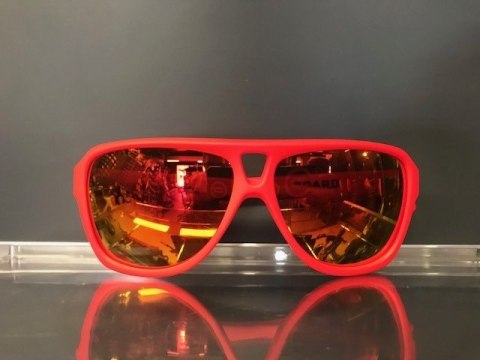 Okulary NEON Board red fluo (lens: red cat.3) Okulary NEON Board red fluo (lens: red cat.3)
