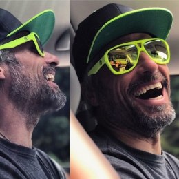 Okulary NEON Board yellow fluo (lens: gold cat.3)