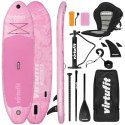 VIRTUFIT DESKA SUP CRUISER 305 - RÓŻOWY - Z SIEDZENIEM KAJAKOWYM, AKCESORIAMI I TORBĄ DO NOSZENIA VIRTUFIT DESKA SUP CRUISER 305 - RÓŻOWY - Z SIEDZENIEM KAJAKOWYM, AKCESORIAMI I TORBĄ DO NOSZENIA