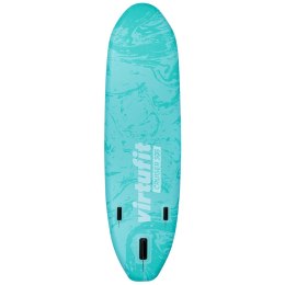 VIRTUFIT DESKA SUP CRUISER 305 - TURKUSOWY - Z SIEDZENIEM KAJAKOWYM, AKCESORIAMI I TORBĄ DO NOSZENIA