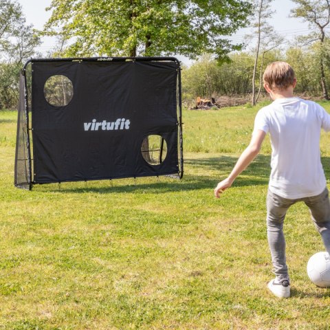VIRTUFIT BRAMKA PIŁKARSKA PRO Z MATĄ DO STRZELANIA - 220 X 170 CM VIRTUFIT BRAMKA PIŁKARSKA PRO Z MATĄ DO STRZELANIA - 220 X 170 CM