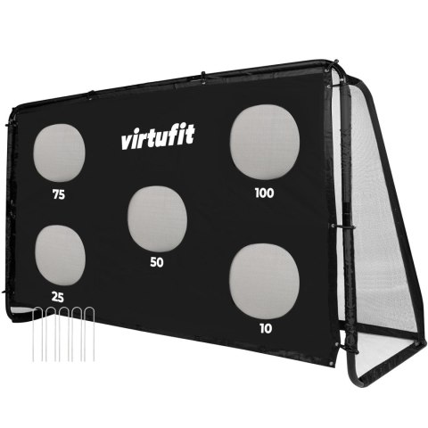 VIRTUFIT BRAMKA PIŁKARSKA PRO Z MATĄ DO STRZELANIA - 300 X 200 CM VIRTUFIT BRAMKA PIŁKARSKA PRO Z MATĄ DO STRZELANIA - 300 X 200 CM