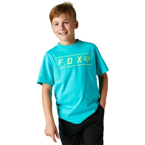 T-SHIRT FOX JUNIOR PINNACLE TEAL YL T-SHIRT FOX JUNIOR PINNACLE TEAL YL