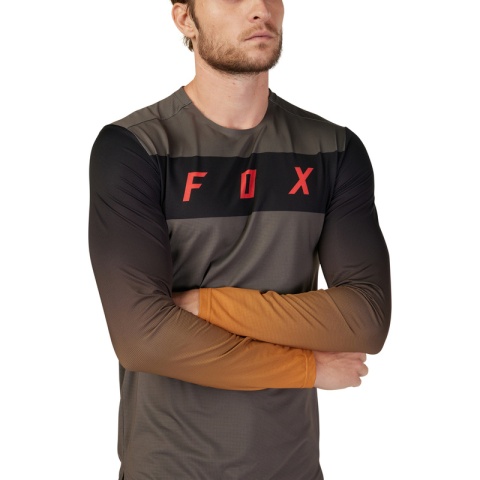 Koszulka FOX z długim rękawem - Flexair Arcadia (dirt, rozmiar XL) Koszulka FOX z długim rękawem - Flexair Arcadia (dirt, rozmiar XL)