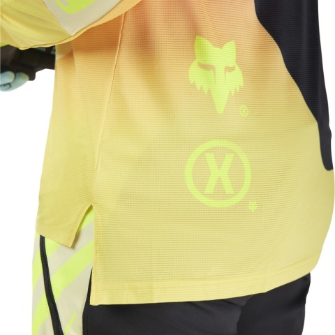 Koszulka FOX z długim rękawem Flexair Elevated Lemonade (żółta, L) Koszulka FOX z długim rękawem Flexair Elevated Lemonade (żółta, L)