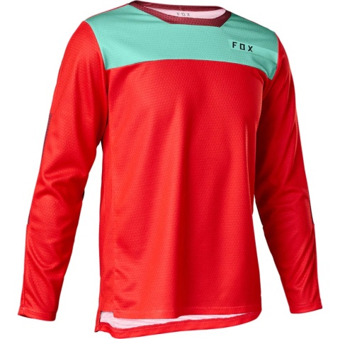 Koszulka FOX młodzieżowa z długim rękawem - Defend Moth (fluo red, rozmiar YM) Koszulka FOX młodzieżowa z długim rękawem - Defend Moth (fluo red, rozmiar YM)