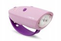 LAMPKA LED I DZWONEK ROWEROWY DWA W JEDNYM MINI HORNIT NANO PINK LAMPKA LED I DZWONEK ROWEROWY DWA W JEDNYM MINI HORNIT NANO PINK