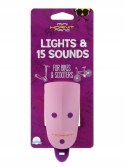 LAMPKA LED I DZWONEK ROWEROWY DWA W JEDNYM MINI HORNIT NANO PINK LAMPKA LED I DZWONEK ROWEROWY DWA W JEDNYM MINI HORNIT NANO PINK