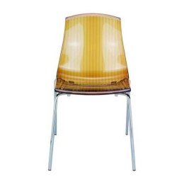 KRZESŁO ALLEGRA AMBER TRANSPARENT