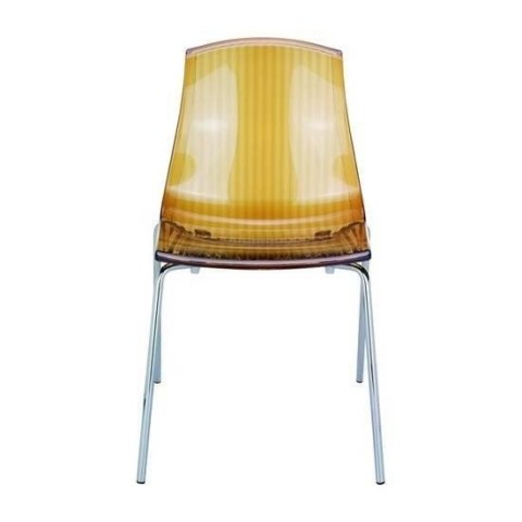 KRZESŁO ALLEGRA AMBER TRANSPARENT KRZESŁO ALLEGRA AMBER TRANSPARENT