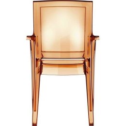 KRZESŁO ARTHUR AMBER TRANSPARENT