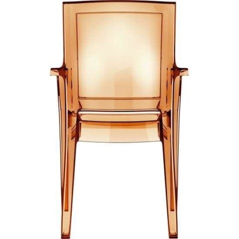 KRZESŁO ARTHUR AMBER TRANSPARENT KRZESŁO ARTHUR AMBER TRANSPARENT