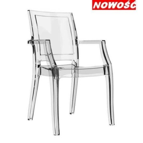 KRZESŁO ARTHUR CLEAR TRANSPARENT KRZESŁO ARTHUR CLEAR TRANSPARENT