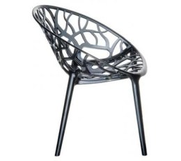 KRZESŁO CRYSTAL BLACK