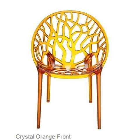 KRZESŁO CRYSTAL ORANGE PRZEŹROCZYSTY KRZESŁO CRYSTAL ORANGE PRZEŹROCZYSTY