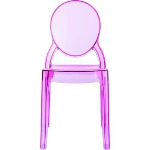 KRZESŁO ELIZABETH BABY PINK TRANSPARENT KRZESŁO ELIZABETH BABY PINK TRANSPARENT