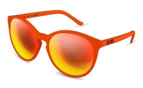 Okulary sportowe NEON Lover czerwone (red fluo), szkła czerwone Okulary sportowe NEON Lover czerwone (red fluo), szkła czerwone