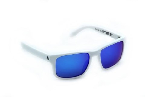 Okulary sportowe NEON Street WHITE, szkła niebieskie Okulary sportowe NEON Street WHITE, szkła niebieskie