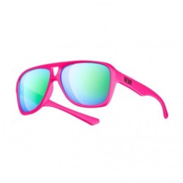 Okulary sportowe NEON Board różowe (pink fluo), szkła zielone
