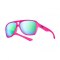 Okulary sportowe NEON Board różowe (pink fluo), szkła zielone