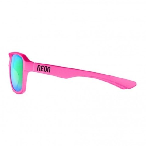 Okulary sportowe NEON Board różowe (pink fluo), szkła zielone Okulary sportowe NEON Board różowe (pink fluo), szkła zielone