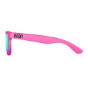 Okulary dziecięce NEON Happy różowe (pink fluo), szkła zielone Okulary dziecięce NEON Happy różowe (pink fluo), szkła zielone