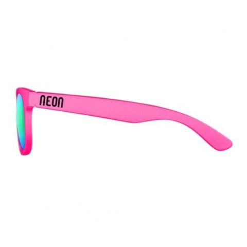 Okulary dziecięce NEON Happy różowe (pink fluo), szkła zielone Okulary dziecięce NEON Happy różowe (pink fluo), szkła zielone