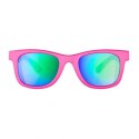 Okulary dziecięce NEON Happy różowe (pink fluo), szkła zielone Okulary dziecięce NEON Happy różowe (pink fluo), szkła zielone