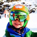 Kask narciarski dla dzieci NEON HERO PLUS pomarańczowy XXXS Kask narciarski dla dzieci NEON HERO PLUS pomarańczowy XXXS